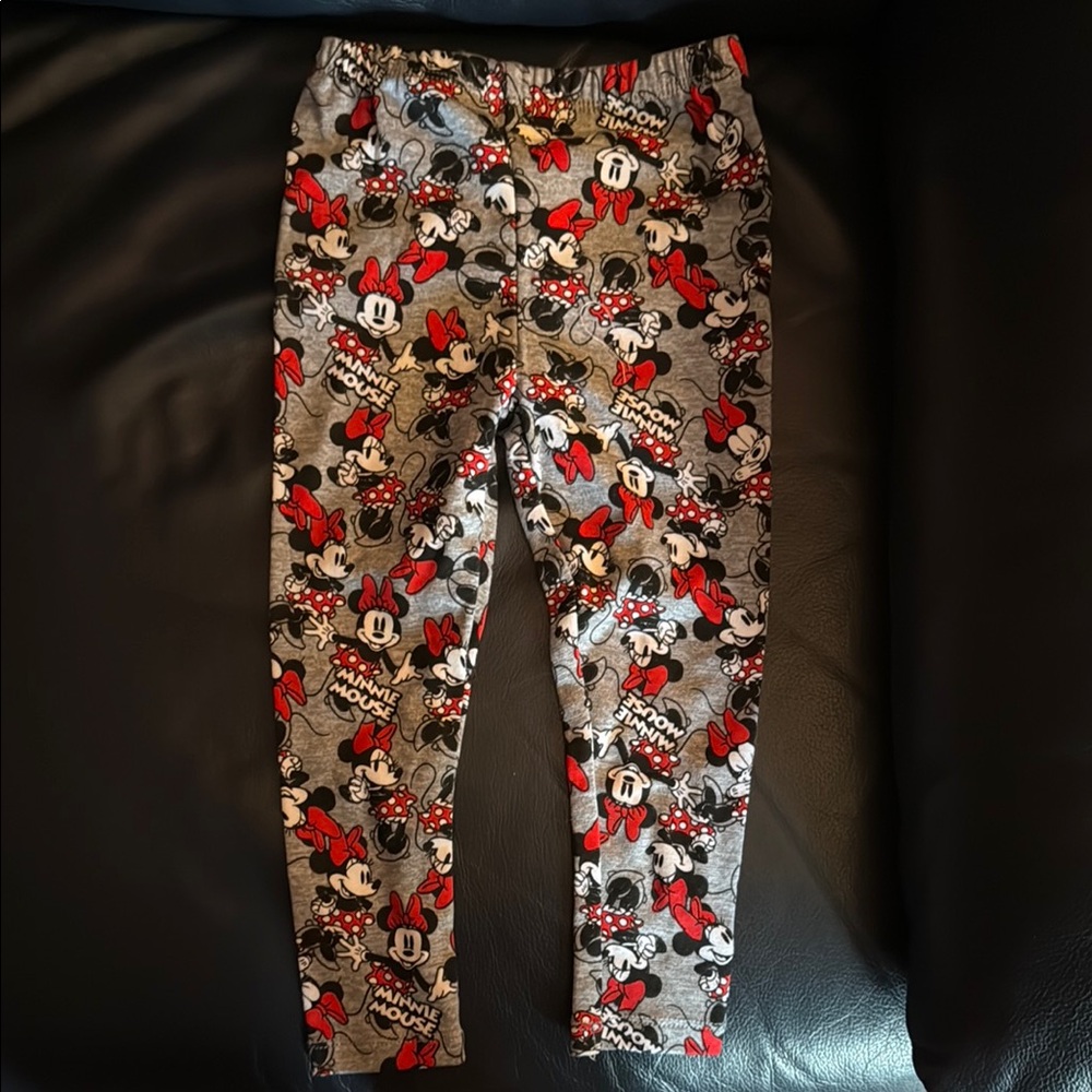 Minnie Mouse leggings size 2T like new